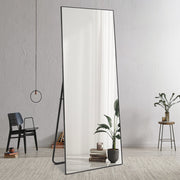 Livara Slim Aluminium Full-Length Mirror - Bedroom & Hallway, Ultra-Thin Frame