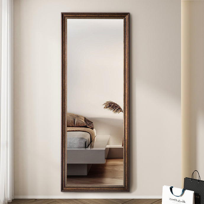Livara Bronze Ornate Full-Length Mirror - Modern Decor, PS Frame