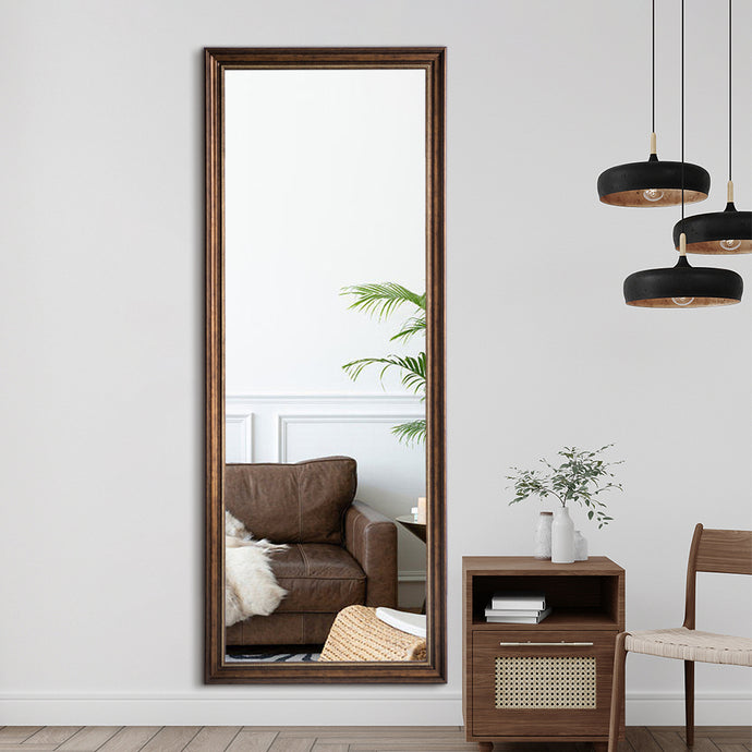 Livara Bronze Ornate Full-Length Mirror - Modern Decor, PS Frame