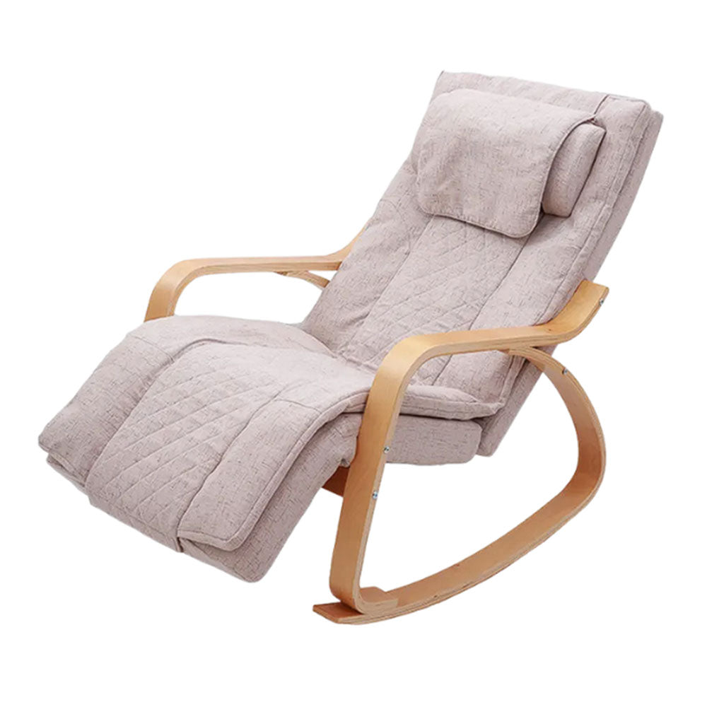 ⚡ STOCK CLEARANCE — Only 2 Left! Premium Rocking Massage Chair – Beechwood Frame with Dual-Core Deep Tissue Massage