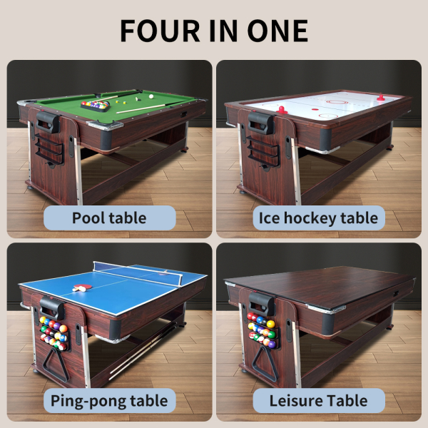 Livara Convertible Game Table - Family Fun, 4-in-1 Play, MDF Frame