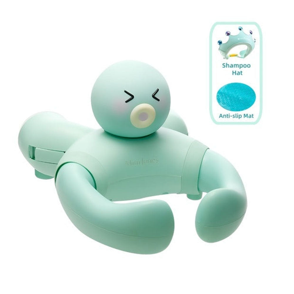 Wall-Mounted Baby Bath Stand - Ergonomic Hands-Free Bathing Solution