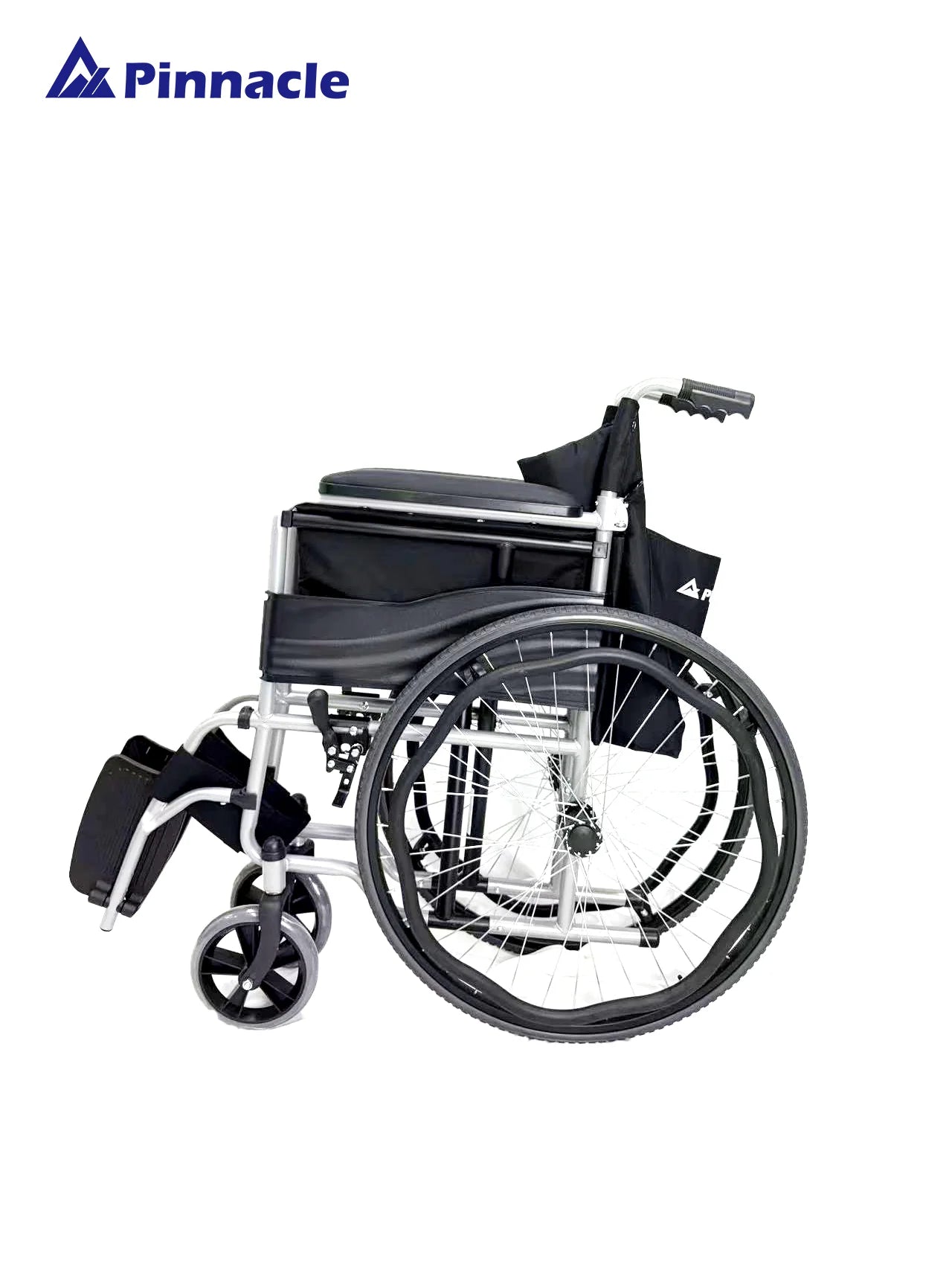 Able-Living Foldable Self-Propelling Wheelchair - Daily Mobility, Detachable Legrests, 110kg Capacity