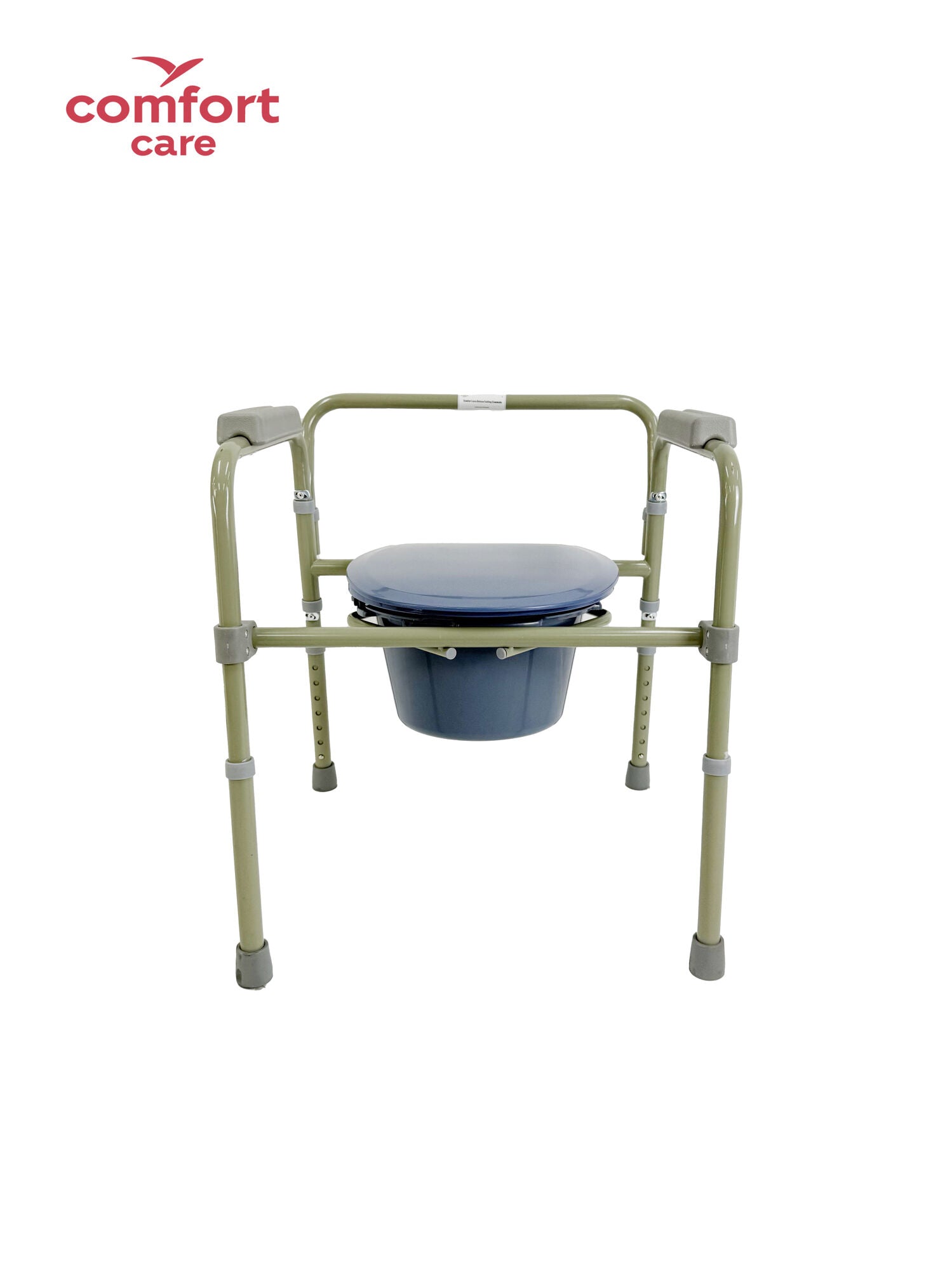 Able-Living Deluxe Folding Commode - Adjustable Height, 120kg Capacity image 3