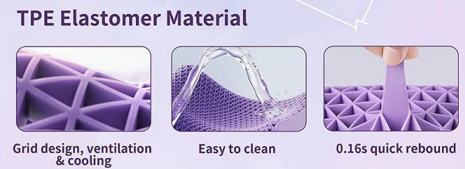 Able-Living Honeycomb Support Cervical Pillow - Bedroom Comfort, Breathable Cooling Design
