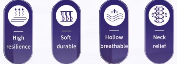 Able-Living Honeycomb Support Cervical Pillow - Bedroom Comfort, Breathable Cooling Design