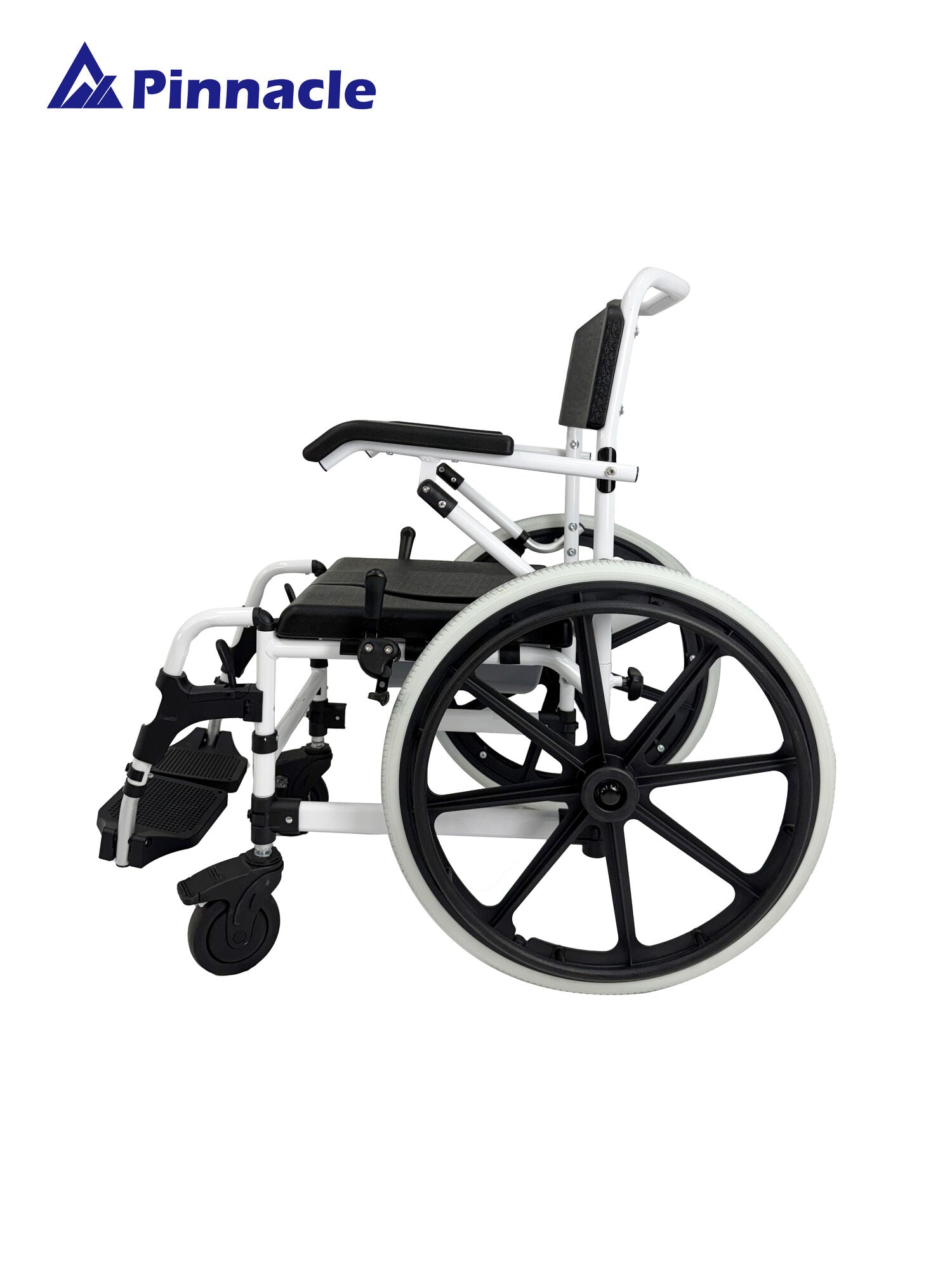 Able-Living Height-Adjustable Shower Commode - Home Care, Flip-Up Armrests, 125kg Capacity
