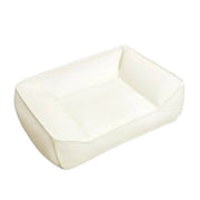 CasaDosa Pet Sofa Dog Bed Cat Couch Portable Comfortable Scratches Leather Four Seasons Use