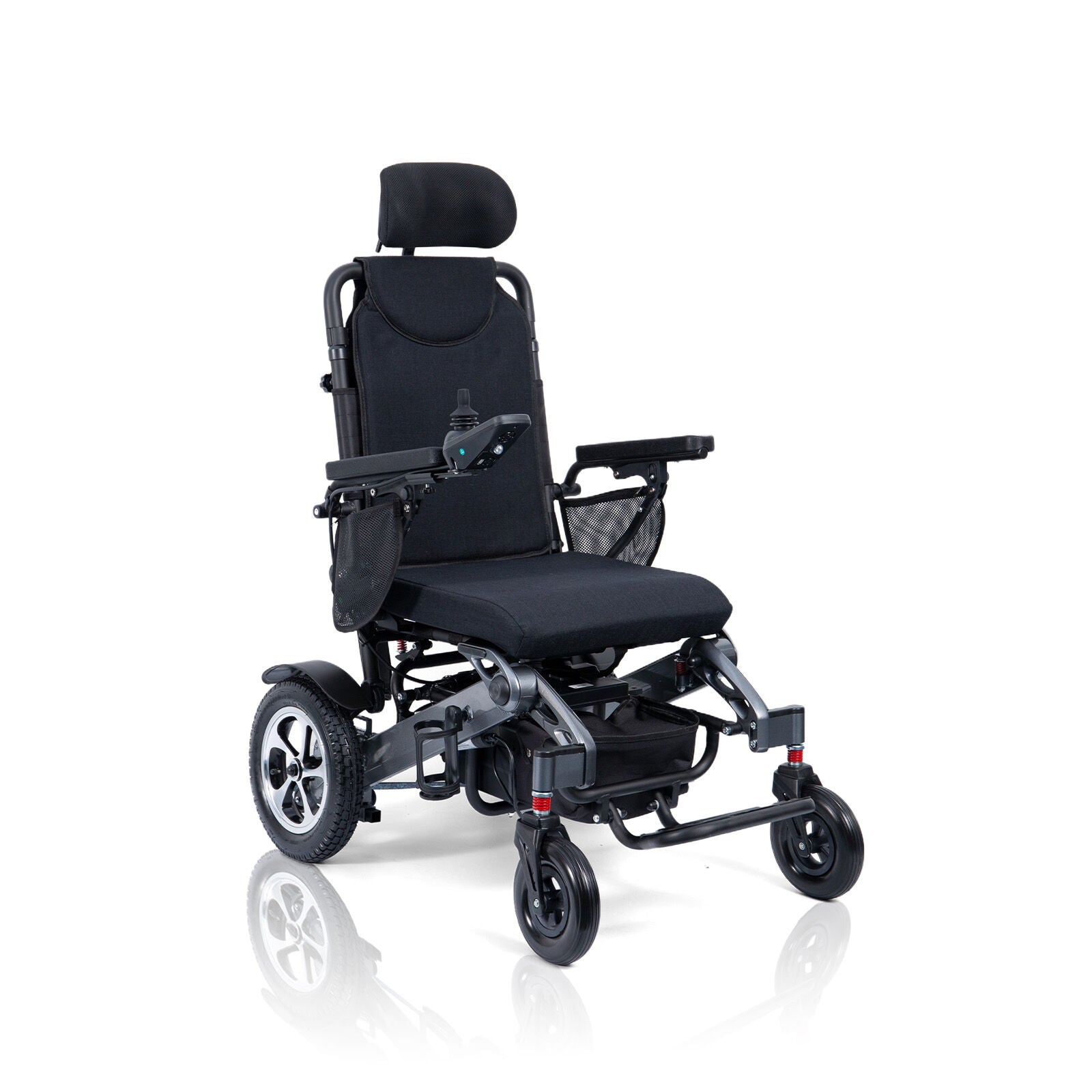 Able-Living Automatic Folding Electric Wheelchair - Independent Travel, Remote Control, Suspension