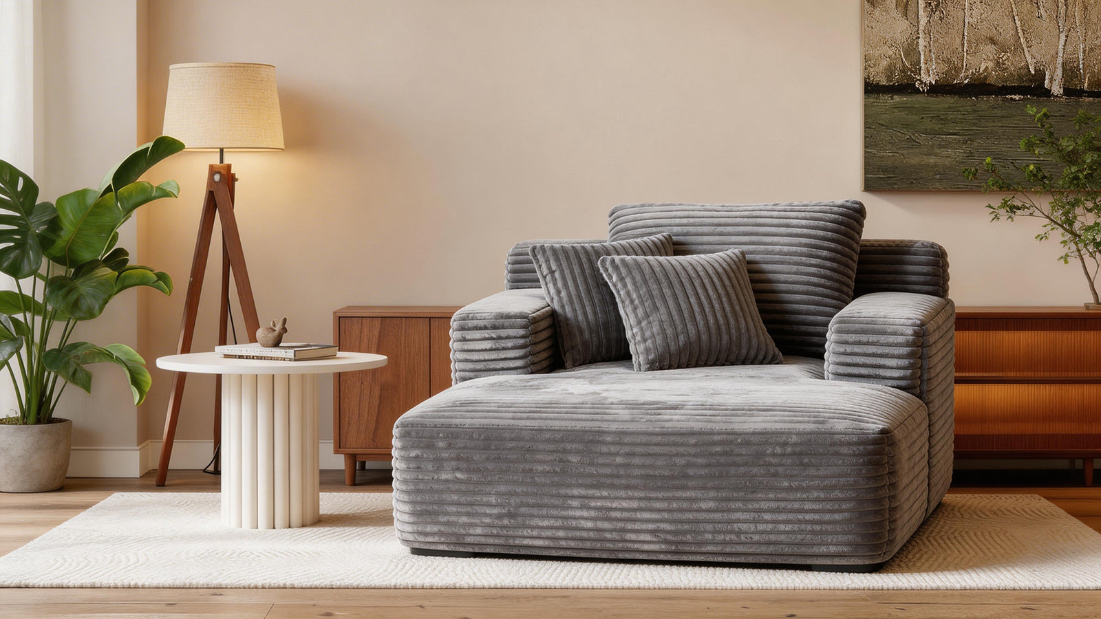 Livara Modular High-Density Foam Corner Sofa - Modern Living Room, Cloud Comfort