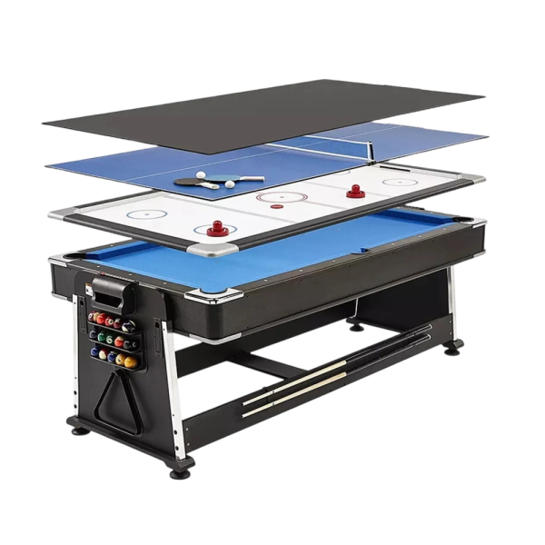 Livara Convertible Game Table - Family Fun, 4-in-1 Play, MDF Frame