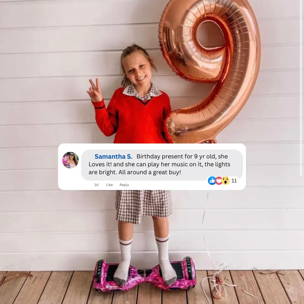 Elektra Self-Balancing Hoverboard - Family Fun, 16km/h with Bluetooth