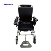 Foldable Electric Wheelchair with Dual Motors, Long Range & Suspension
