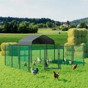 Livara Heavy-Duty Walk-In Chicken Coop - Indoor & Outdoor, Waterproof Cover