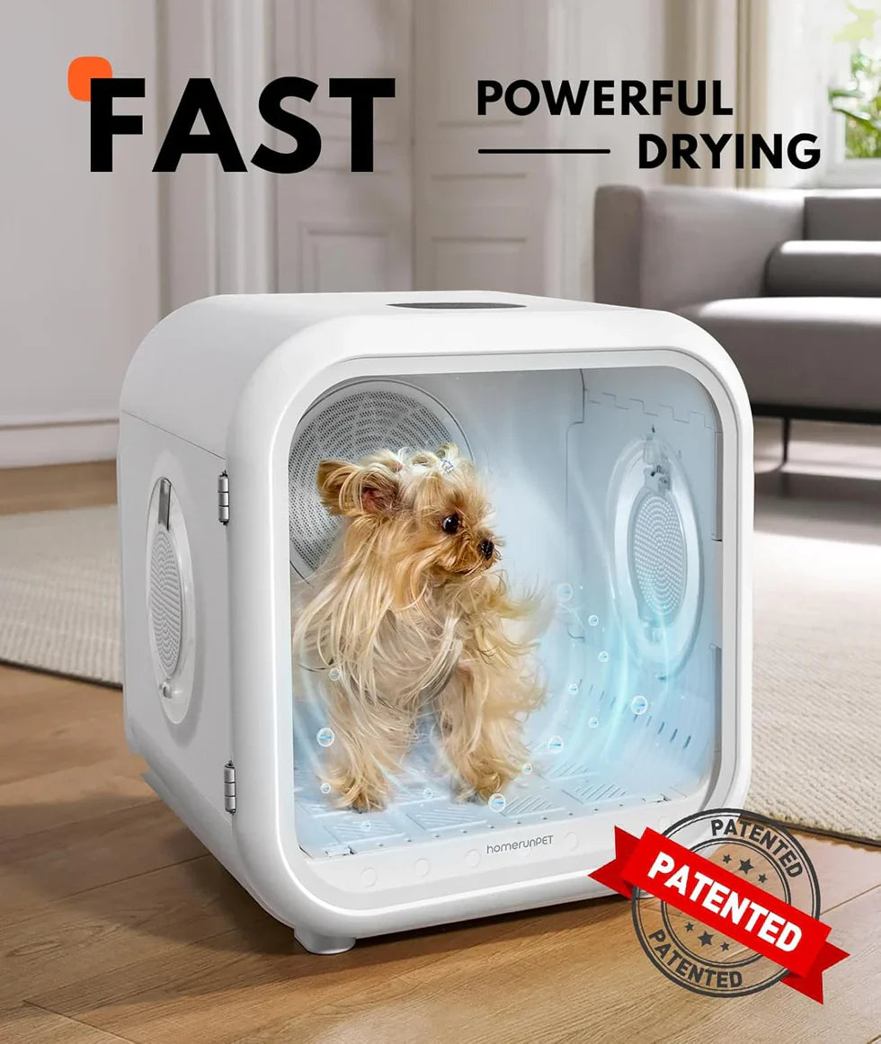 Livara 62L Intelligent-Airflow Pet Dryer Box - Pet Comfort, Professional-Grade Drying