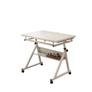 Livara Adjustable Jigsaw Puzzle Table - Family Fun, Metal Base, 4 Storage Trays