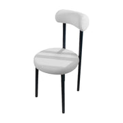 Livara Lambswool Dining Chair - Modern Living Room, Wooden Legs