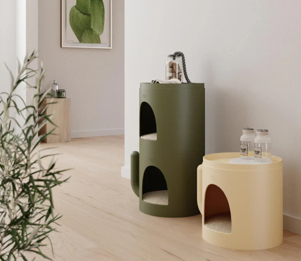 Livara Lightweight Multifunctional Pet Side Table - Apartment Living, Pet Cabin