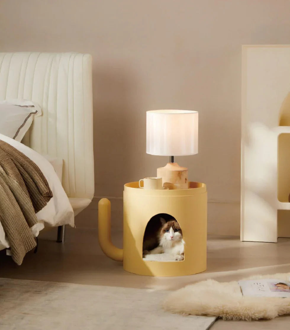 Livara Lightweight Multifunctional Pet Side Table - Apartment Living, Pet Cabin