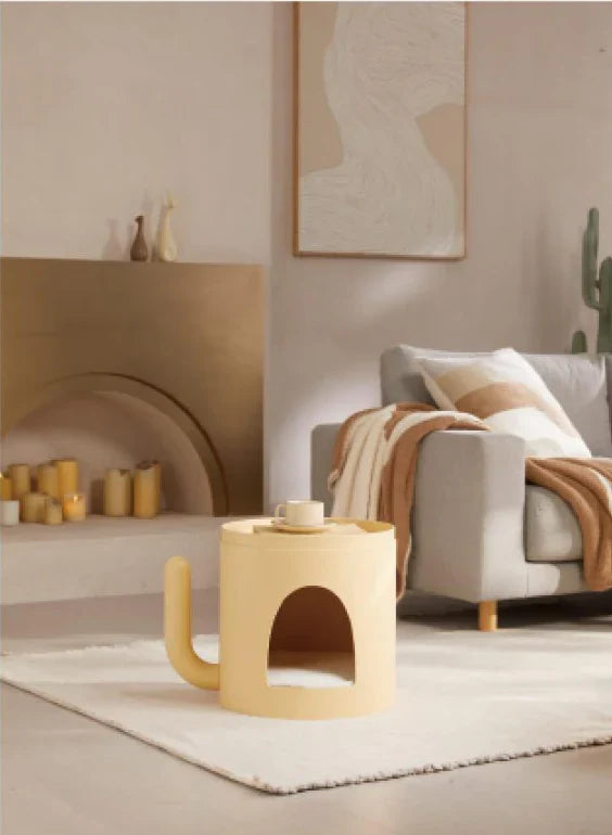 Livara Lightweight Multifunctional Pet Side Table - Apartment Living, Pet Cabin