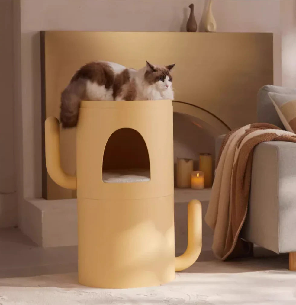 Livara Lightweight Multifunctional Pet Side Table - Apartment Living, Pet Cabin