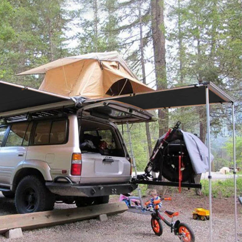Livara Rubber-Coated Car Side Awning - All-Weather Use, Level 7 Wind Resistance