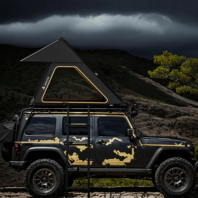 Livara Lightweight Aluminium Hard Shell Roof Top Tent - Off-Road Adventure, Slim Profile