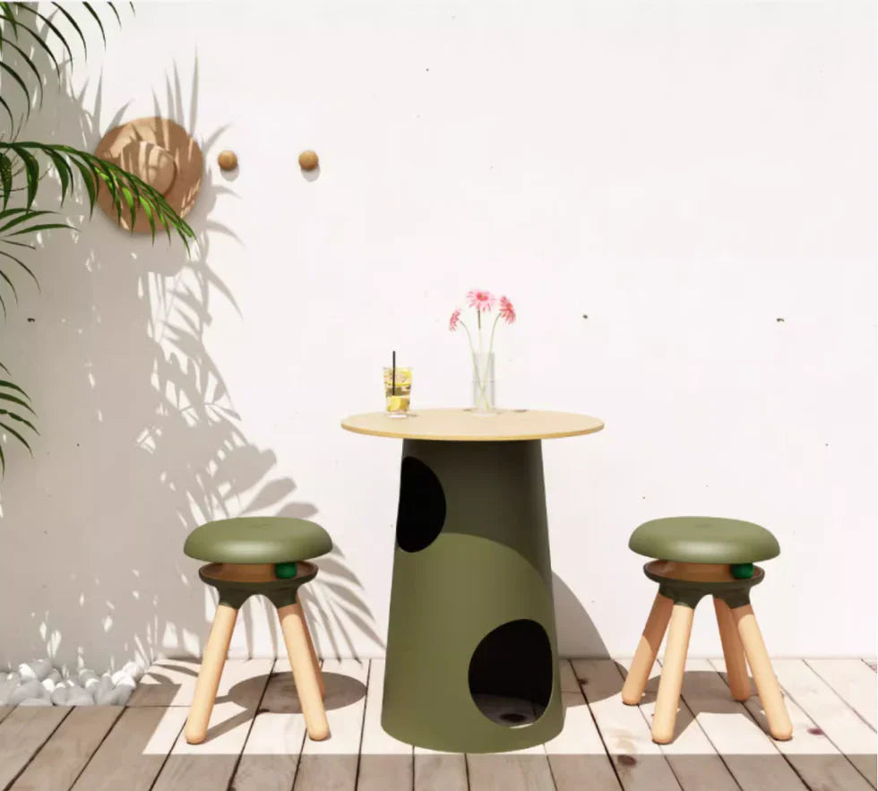 Livara UV-Resistant Multifunctional Cat Side Table - Pet Comfort, Scratch-Friendly Design