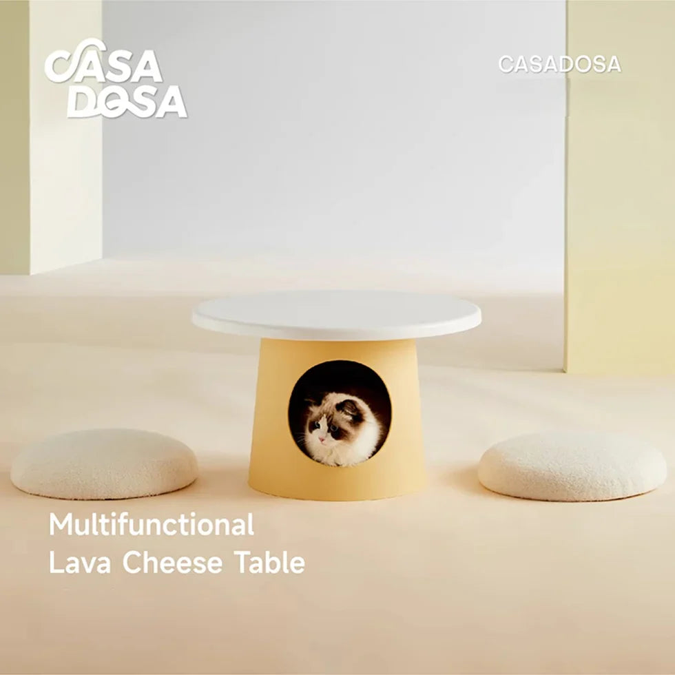 Livara UV-Resistant Multifunctional Cat Side Table - Pet Comfort, Scratch-Friendly Design