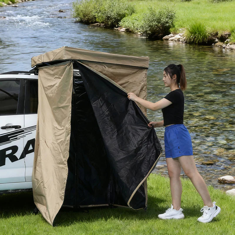 Livara 420D Oxford Car Side Shower Tent - Camping & Travel, Privacy Shelter