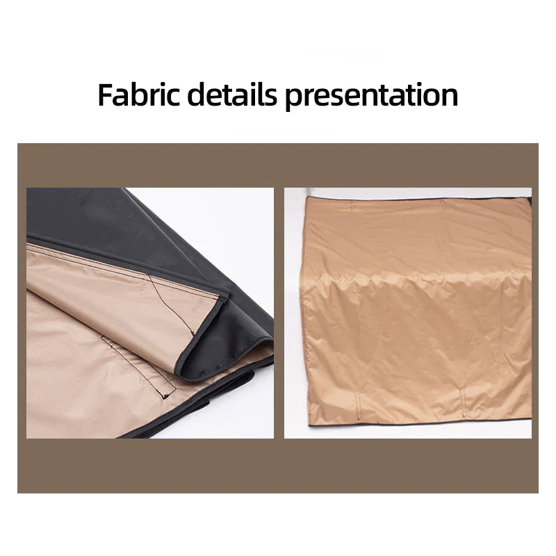 Livara Waterproof Oxford Car Side Awning - All-Weather Use, 270° Coverage