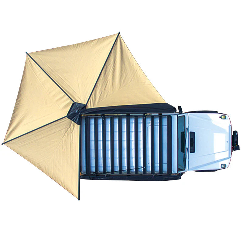 Livara Waterproof Oxford Car Side Awning - All-Weather Use, 270° Coverage