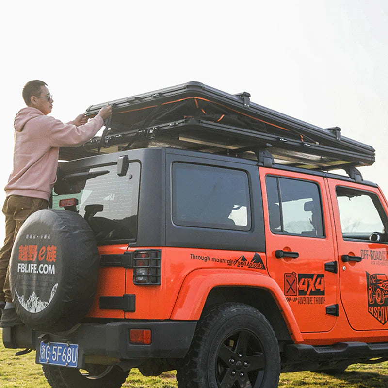 Livara ABS Hard Shell Roof Top Tent - Off-Road Adventure, Wind-Resistant Design