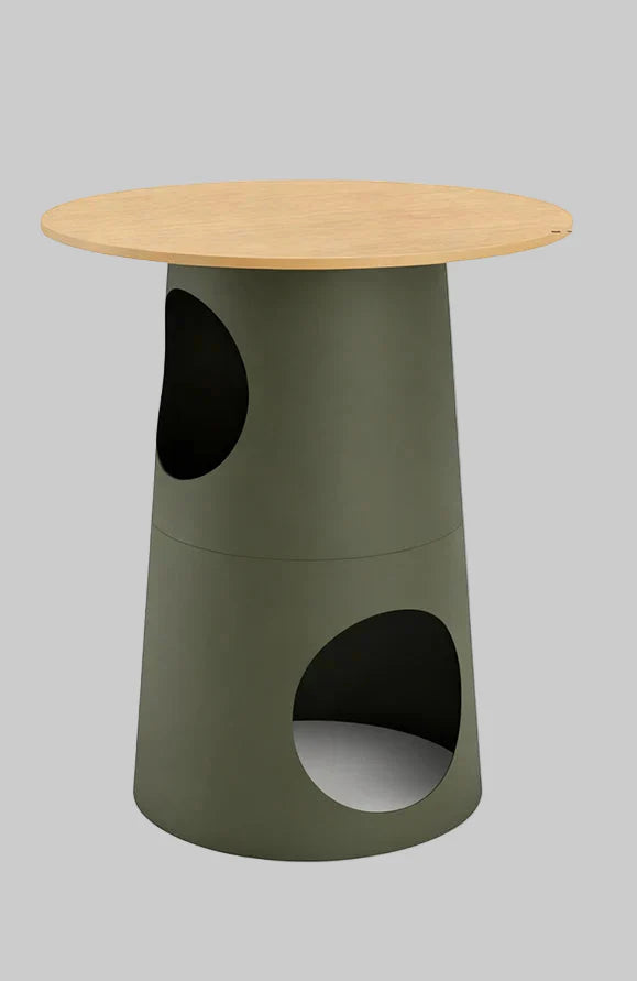 Livara UV-Resistant Multifunctional Cat Side Table - Pet Comfort, Scratch-Friendly Design