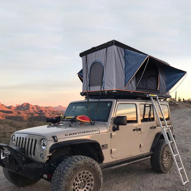 Livara Waterproof Flip Roof Top Tent - Off-Road Adventure, PU3000mm Rating