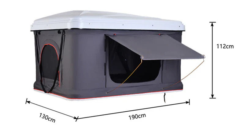 Livara High-Intensity ABS Vertical Roof Top Tent - Off-Road Adventure, Fast-Lifting Design