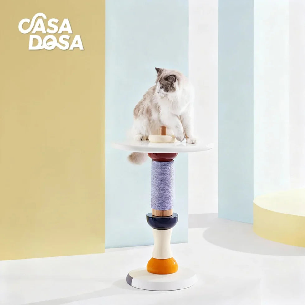 Livara Modular Wood Cat Activity Table - Modern Living Room, DIY Configuration