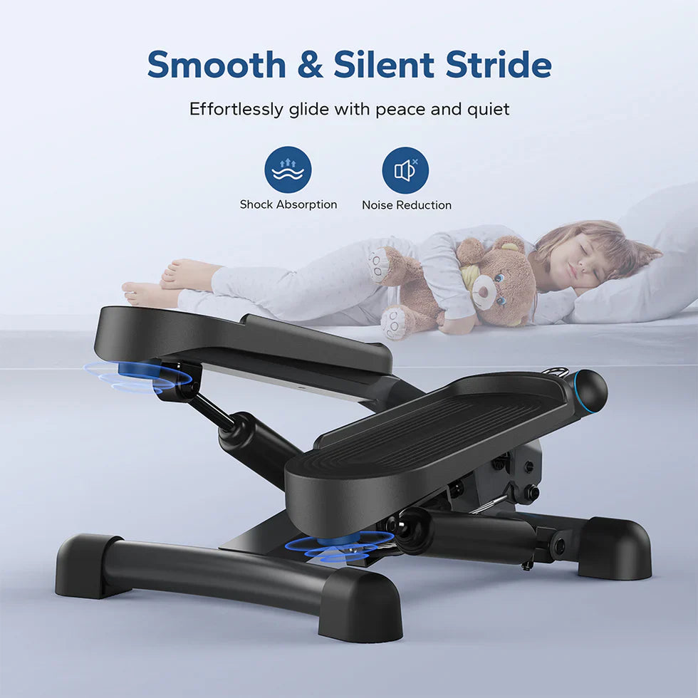 Livara Compact Twist Stepper Machine - Home Studio, Adjustable Stride, Quiet Operation