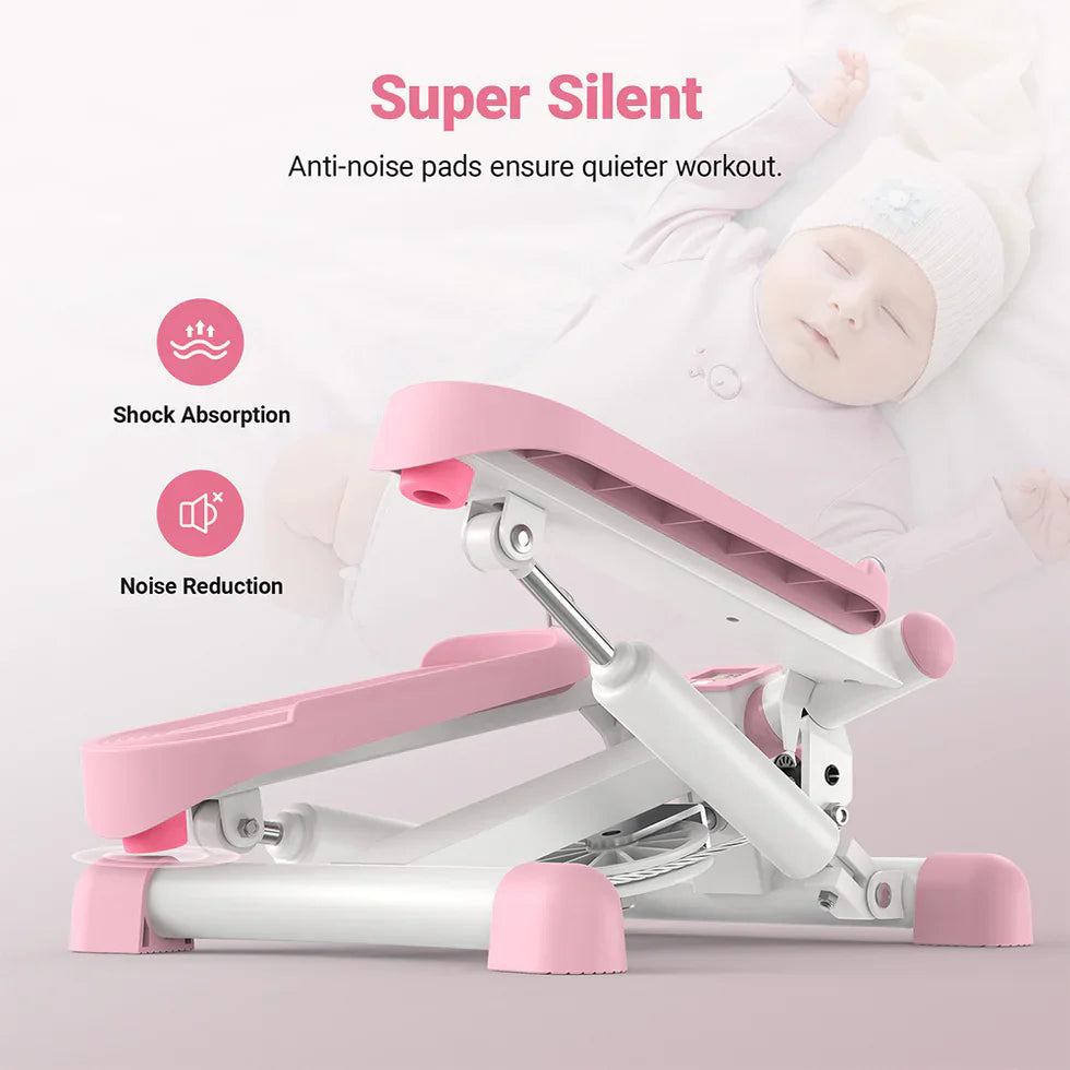 Livara Compact Twist Stepper Machine - Home Studio, Adjustable Stride, Quiet Operation