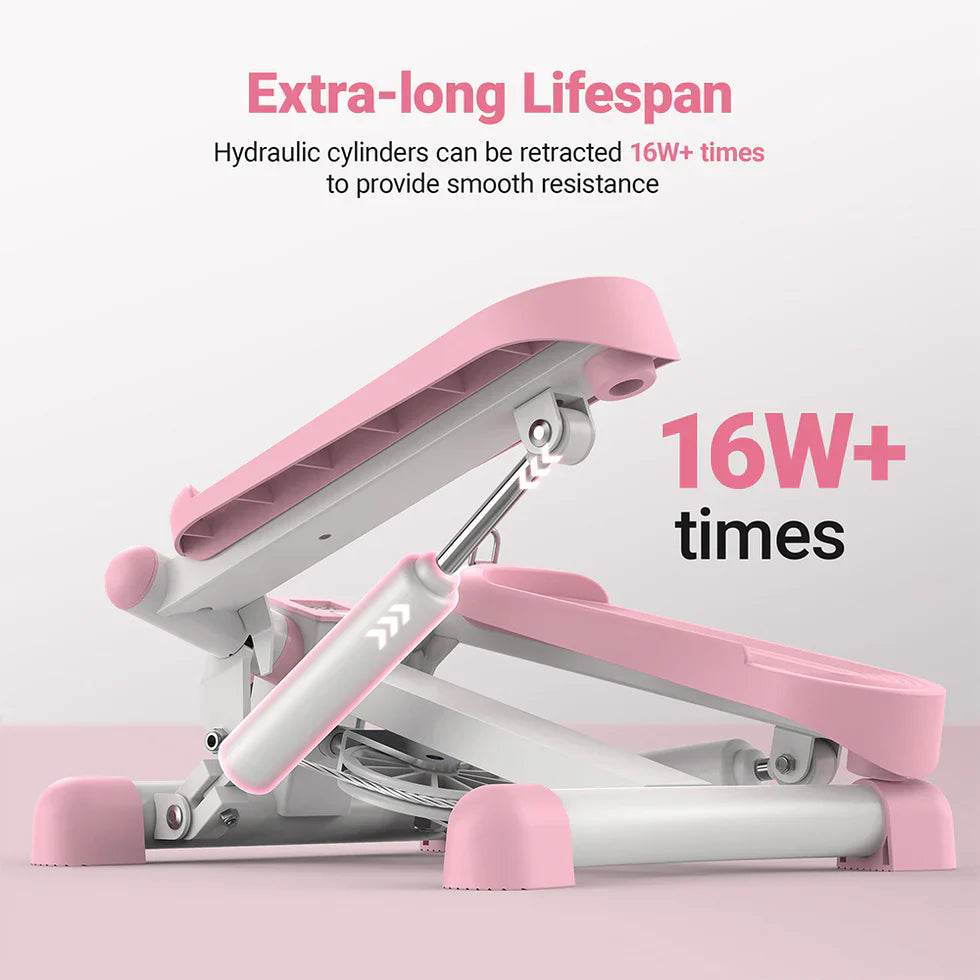 Livara Compact Twist Stepper Machine - Home Studio, Adjustable Stride, Quiet Operation