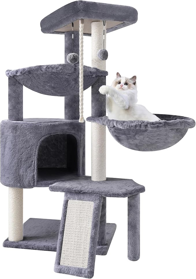 Livara Multi-Level Cat Tree Tower - Pet Comfort, Sisal Scratching Posts