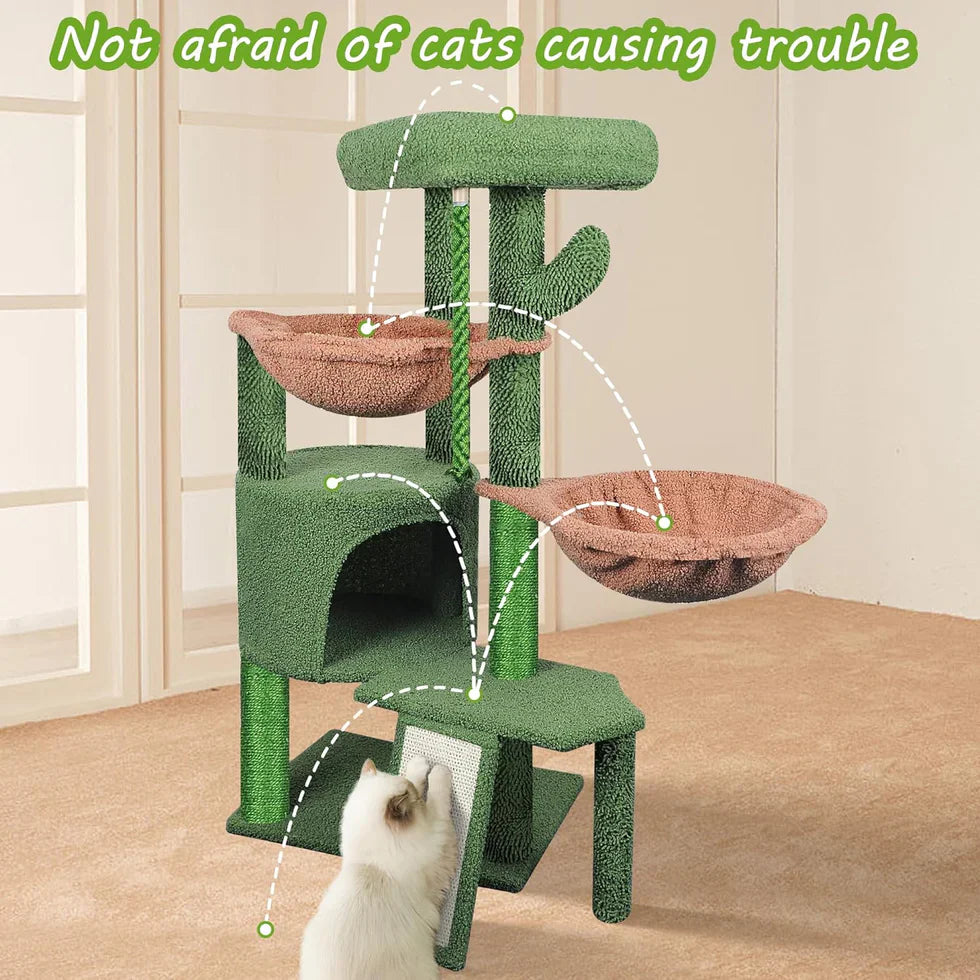 Livara Multi-Level Cat Tree Tower - Pet Comfort, Sisal Scratching Posts