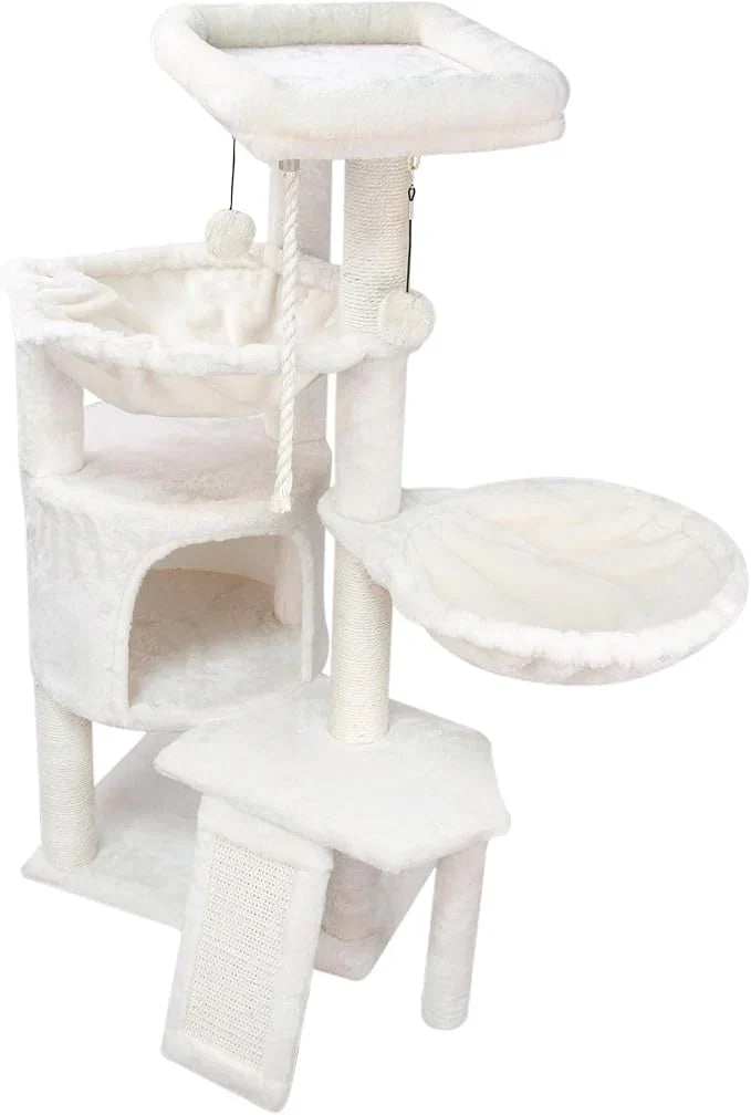 Livara Multi-Level Cat Tree Tower - Pet Comfort, Sisal Scratching Posts
