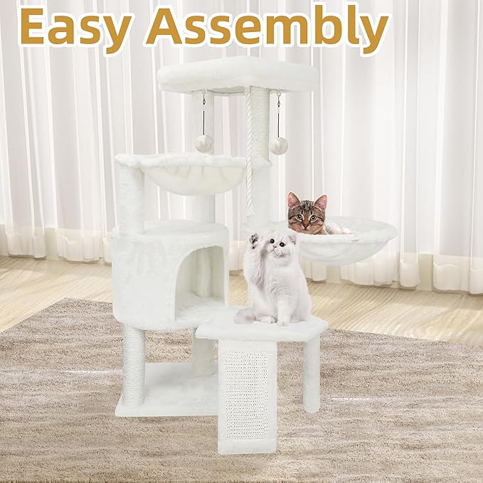 Livara Multi-Level Cat Tree Tower - Pet Comfort, Sisal Scratching Posts