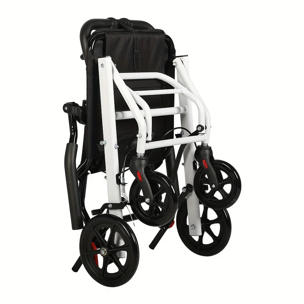 Livara Lightweight Foldable Travel Wheelchair - Compact Travel, Aluminium Frame