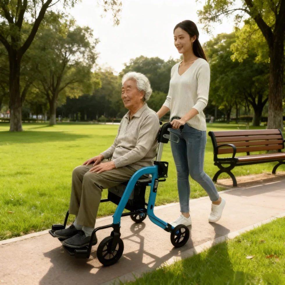 Livara Heavy-Duty Aluminium 3-in-1 Hand Cart - Daily Use, 4-Wheel Design