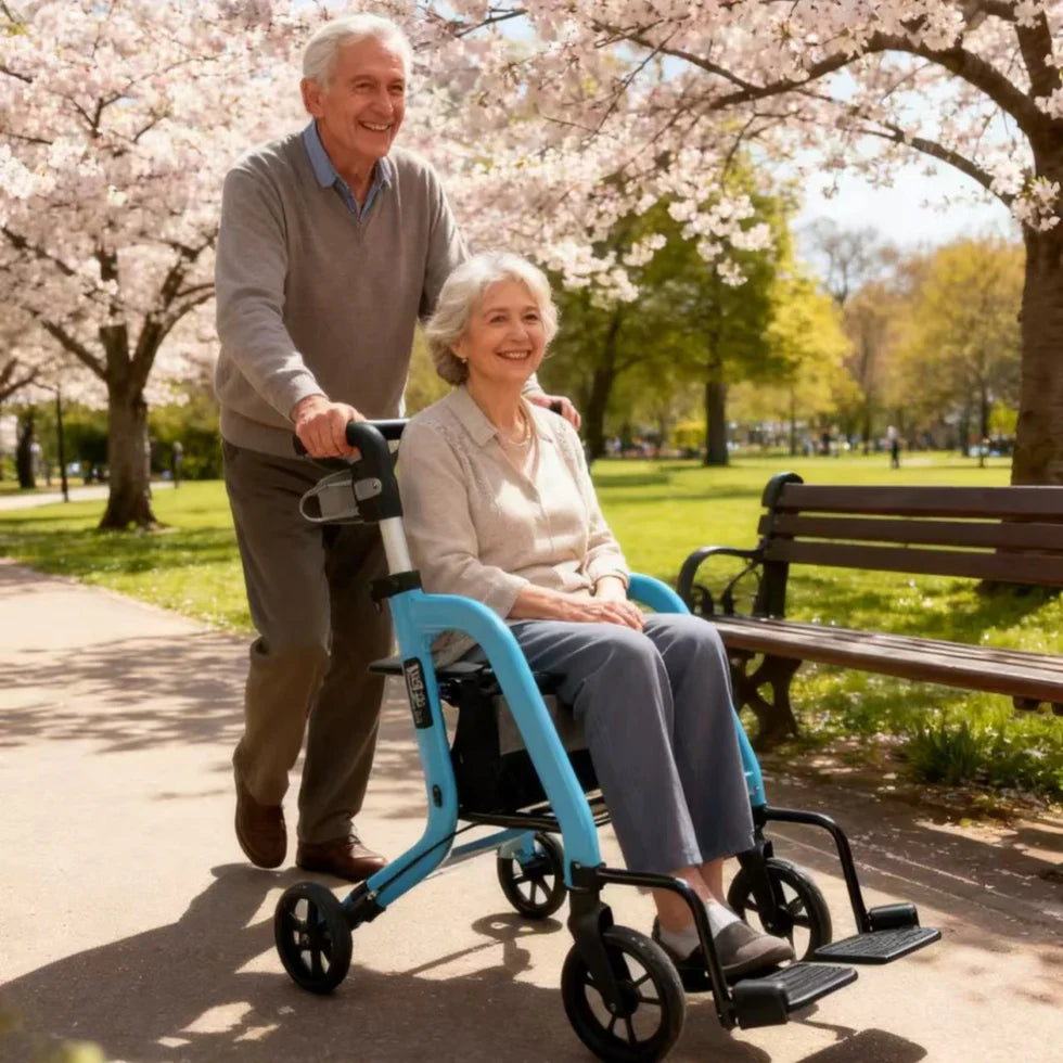 Livara Heavy-Duty Aluminium 3-in-1 Hand Cart - Daily Use, 4-Wheel Design