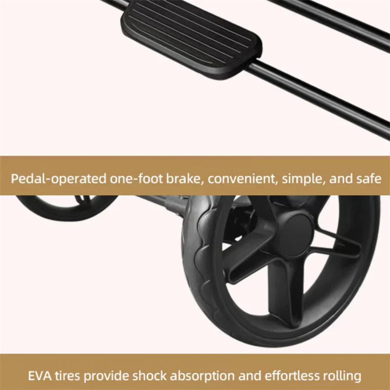 Livara Collapsible Off-Road Camping Cart - Camping & Travel, All-Terrain Wheels, 100kg Capacity