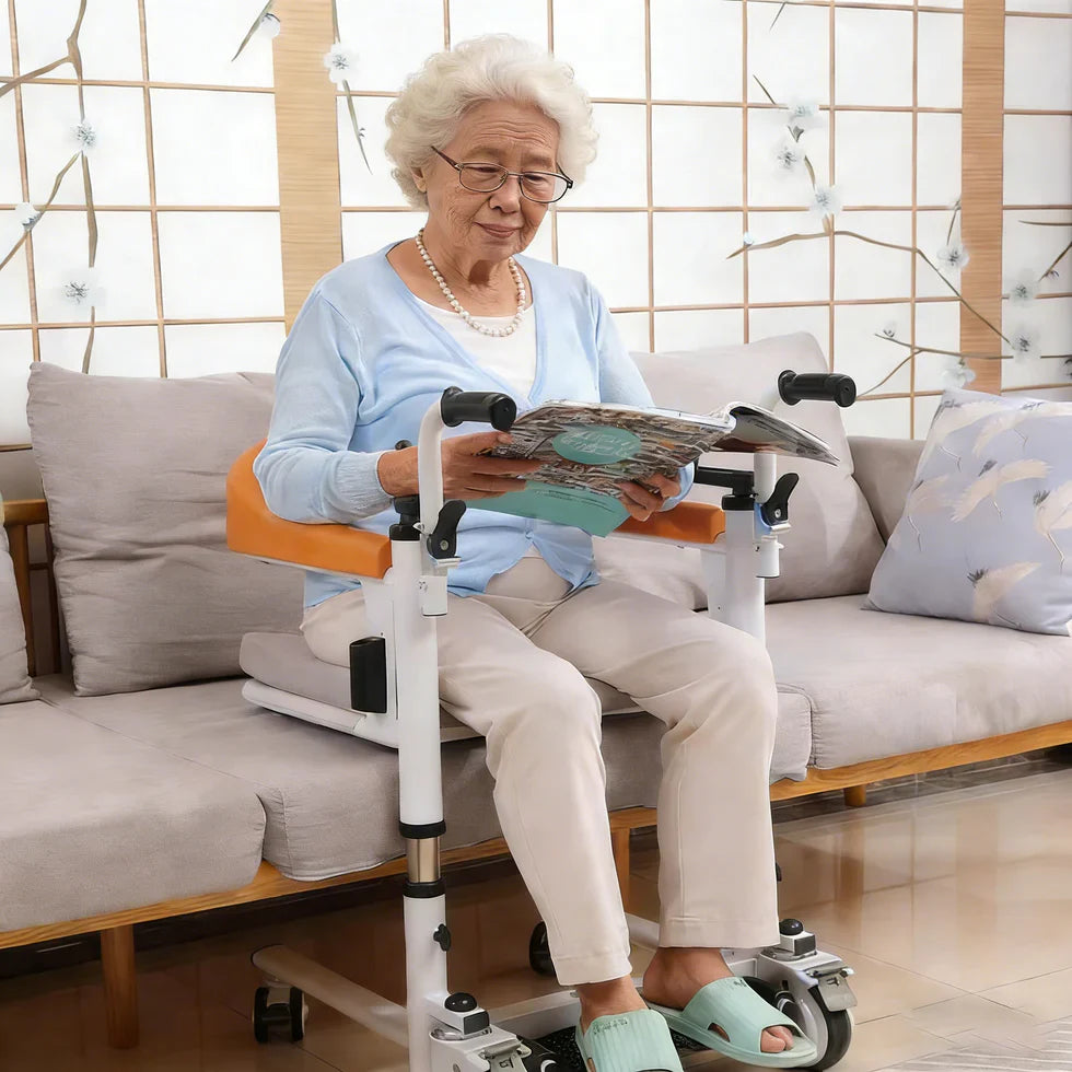 Livara Adjustable Patient Transfer Chair - Home Care, Ergonomic Support
