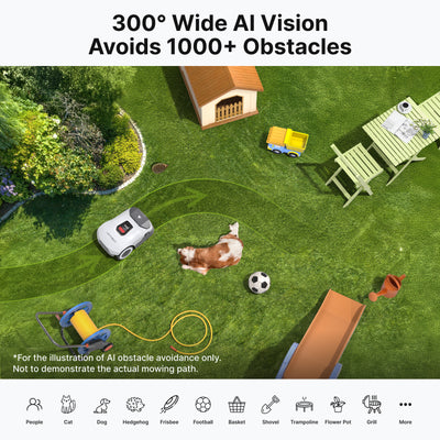 Livara RTK AI Vision Robot Lawn Mower - All-Weather Use, Wireless Navigation